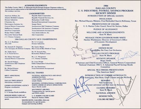 Lot #419 Apollo Astronauts Program - Image 1