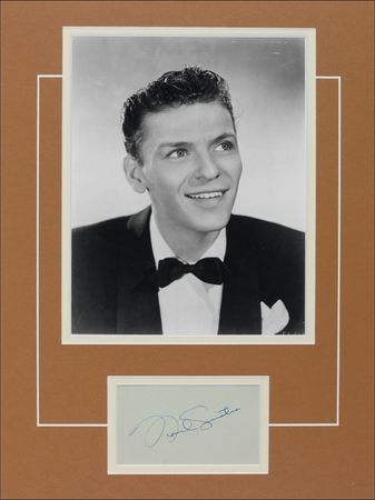 Lot #709 Frank Sinatra Signature - Image 1