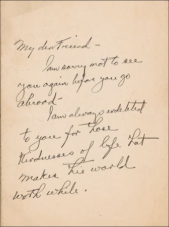 Lot #80 Herbert Hoover: ?Don?t go bumming around Europe while the coal supply is cut off? - Image 3