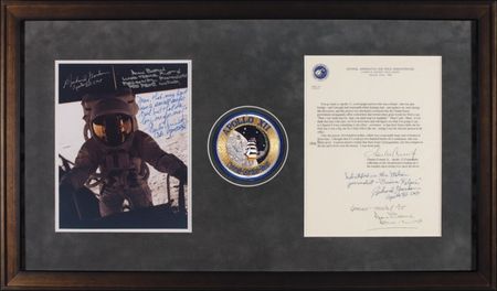 Lot #413 Apollo 12: Conrad recounts the story of his first words on the moon - Image 1
