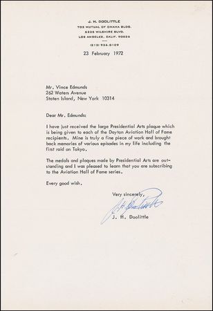 Lot #358 James Doolittle Group Lot - Image 1