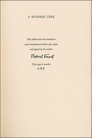 Lot #485 Robert Frost Book - Image 1
