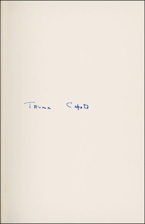 Lot #473 Truman Capote Book - Image 1
