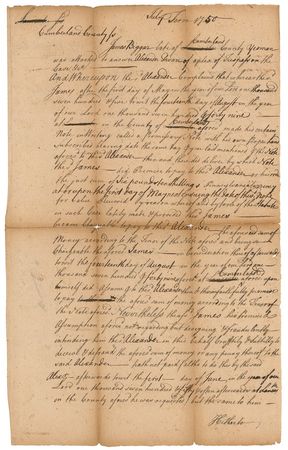 Lot #238 Declaration of Independence: Smith, James Signed Document - Image 1