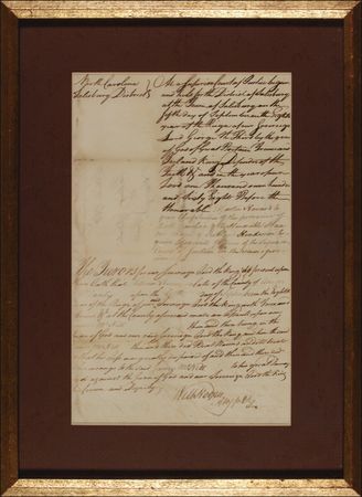 Lot #215 Declaration of Independence: Hooper, William - Image 1