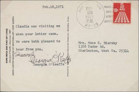 Lot #513 Georgia O’Keeffe Typed Letter Signed - Image 2