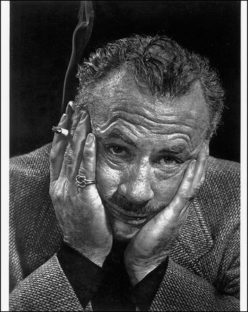 Lot #528 John Steinbeck: NOBEL MAN: STEINBECK gratefully acknowledges ?a friendly pat on the back? upon receiving literature?s highest honor - Image 2