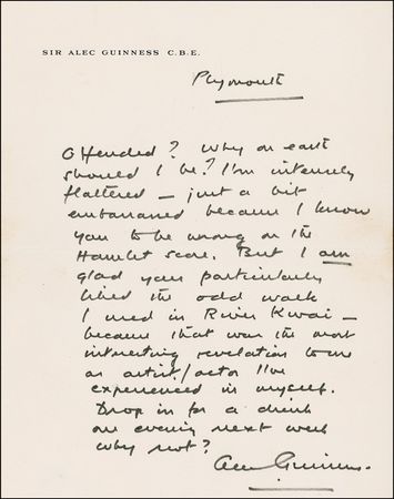 Lot #898 Alec Guinness Group Lot - Image 1