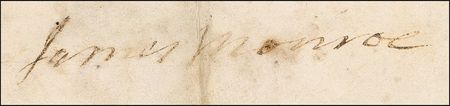 Lot #76 James Monroe Signed Document - Image 2