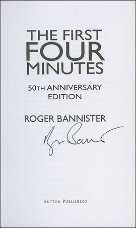 Lot #1048 Roger Bannister Book - Image 1
