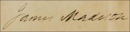 Lot #73 James Madison and James Monroe Signed Document - Image 2