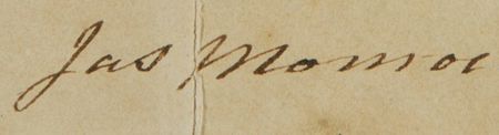 Lot #73 James Madison and James Monroe Signed Document - Image 3