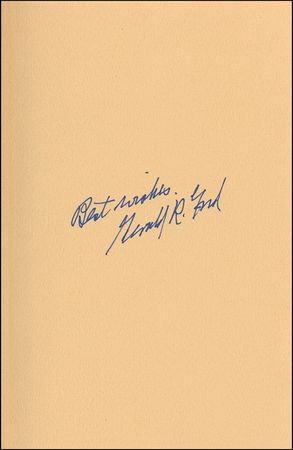 Lot #34 Gerald Ford Book - Image 1