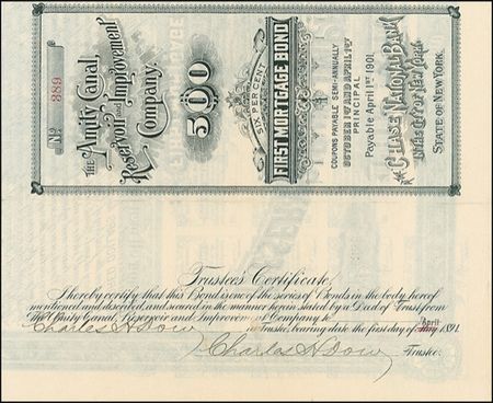 Lot #177 Charles Dow Signed Document - Image 2