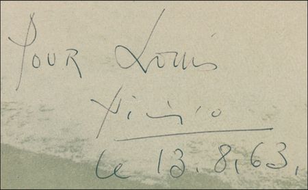 Lot #485 Pablo Picasso: ?Pour Louis? from Picasso - Image 2