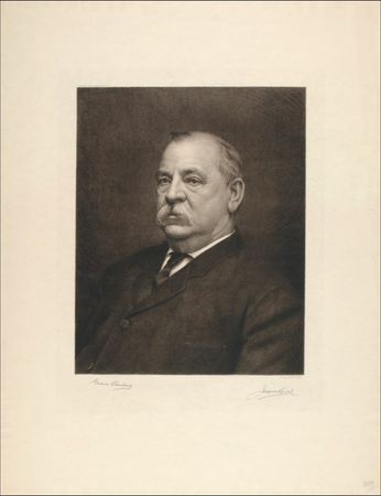 Lot #15 Grover Cleveland Engraving