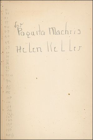Lot #222 Helen Keller Book - Image 1
