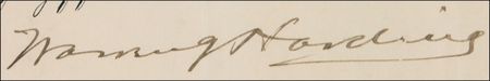 Lot #49 Warren G. Harding and Herbert Hoover Signed Document - Image 3