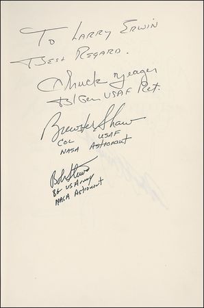 Lot #377 Neil Armstrong and Test Pilots Book - Image 1