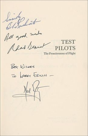 Lot #377 Neil Armstrong and Test Pilots Book - Image 2