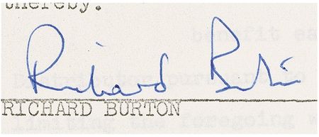 Lot #993 Elizabeth Taylor and Richard Burton Signed Document - Image 4