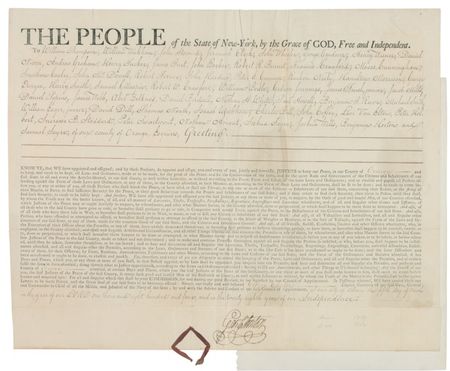 Lot #149 George Clinton Signed Document - Image 1