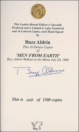 Lot #367 Buzz Aldrin Book - Image 1