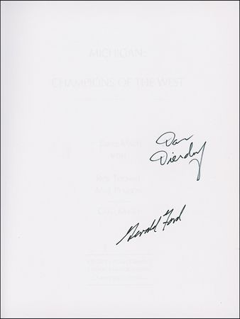 Lot #38 Gerald Ford Book - Image 1
