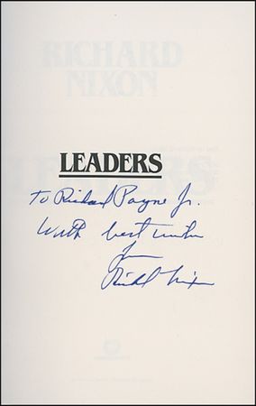 Lot #83 Richard Nixon Book - Image 1