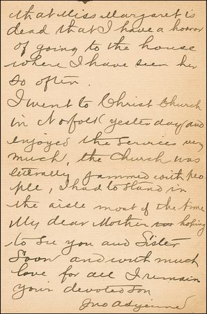 Lot #340 John A. Lejeune Handwritten Letter Signed - Image 4