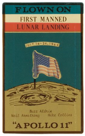 Lot #371 Apollo 11: ONE SMALL FLAG: Flown souvenir from the APOLLO 11 mission - Image 1