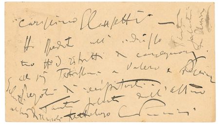 Lot #683 Giacomo Puccini Handwritten Letter Signed - Image 2