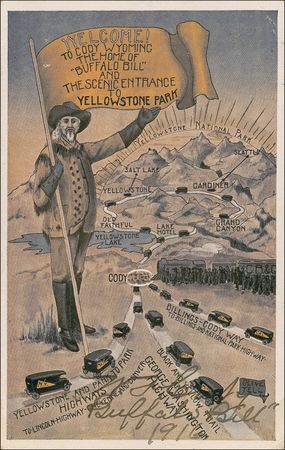 Lot #152 William F. ?Buffalo Bill? Cody Postcard - Image 2