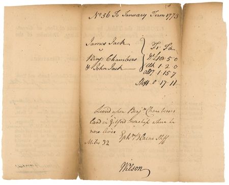 Lot #172 Declaration of Independence: Wilson, James Signed Document - Image 2