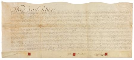 Lot #168 Declaration of Independence: Read, George Signed Document - Image 1
