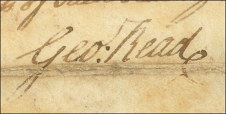 Lot #168 Declaration of Independence: Read, George Signed Document - Image 2
