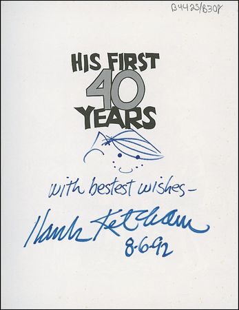 Lot #526 Hank Ketcham Book - Image 1