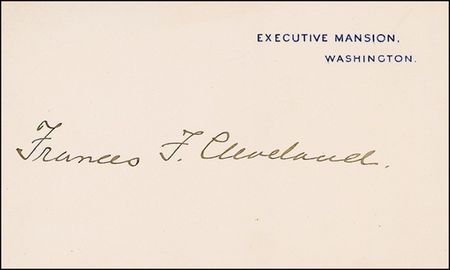Lot #16 Grover and Frances Cleveland White House