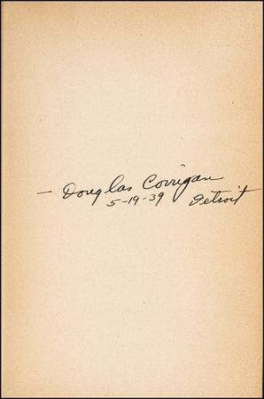 Lot #395 Douglas Corrigan Book - Image 1
