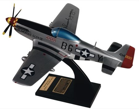 Lot #437 Chuck Yeager Airplane Model - Image 1