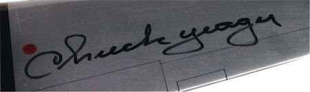 Lot #437 Chuck Yeager Airplane Model - Image 2