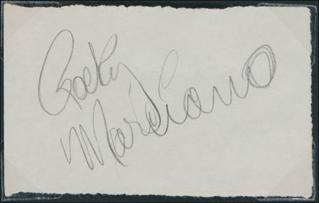 Lot #1215 Rocky Marciano Signature - Image 2