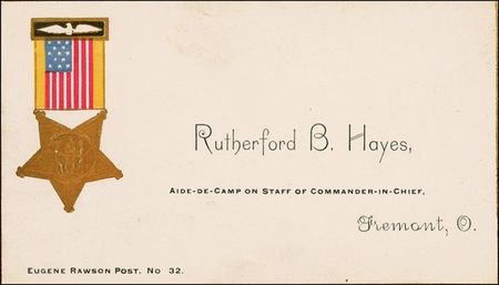 Lot #58 Rutherford B. Hayes Calling Card - Image 2