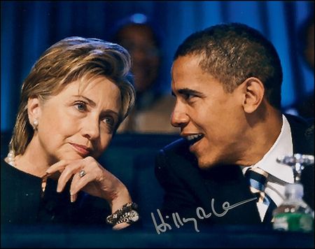 Lot #26 Hillary Clinton Signed Photograph