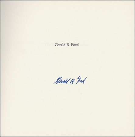Lot #41 Gerald Ford Book - Image 1