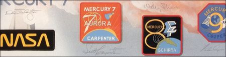 Lot #416 Mercury Astronauts Print - Image 2
