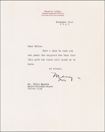 Lot #902 Mervyn LeRoy Group Lot - Image 1