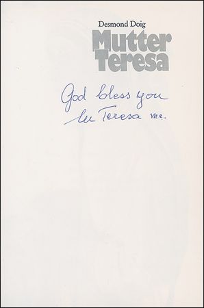 Lot #254 Mother Teresa Book - Image 1