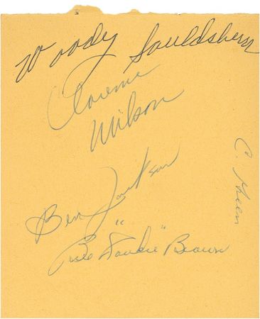 Lot #1157 Harlem Globetrotters Signature - Image 1