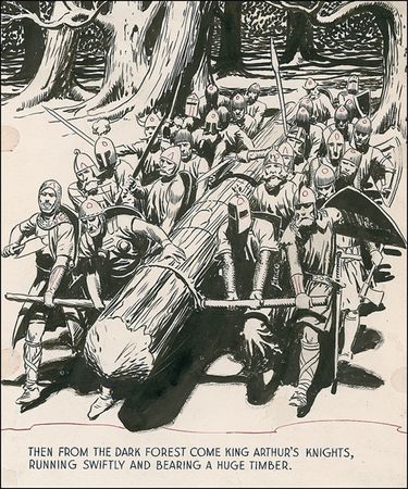 Lot #514 Harold Foster Drawing - Image 1